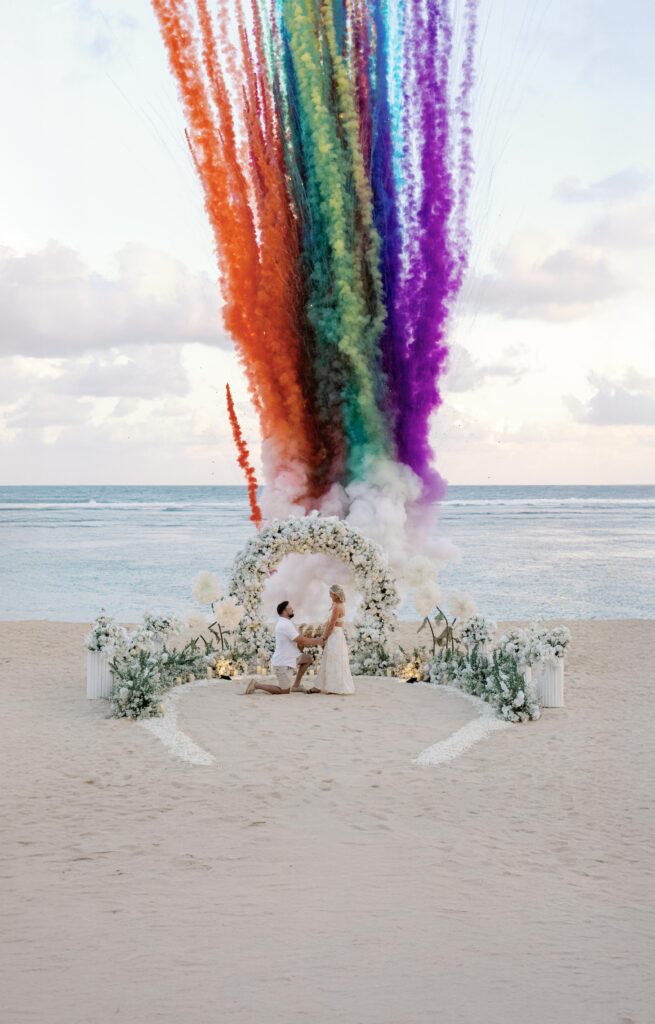 Beach Proposal at The Ritz-Carlton Bali