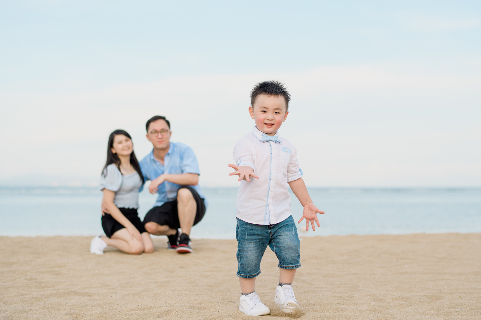 Joyful Natalia Family Photoshoot at Conrad Bali
